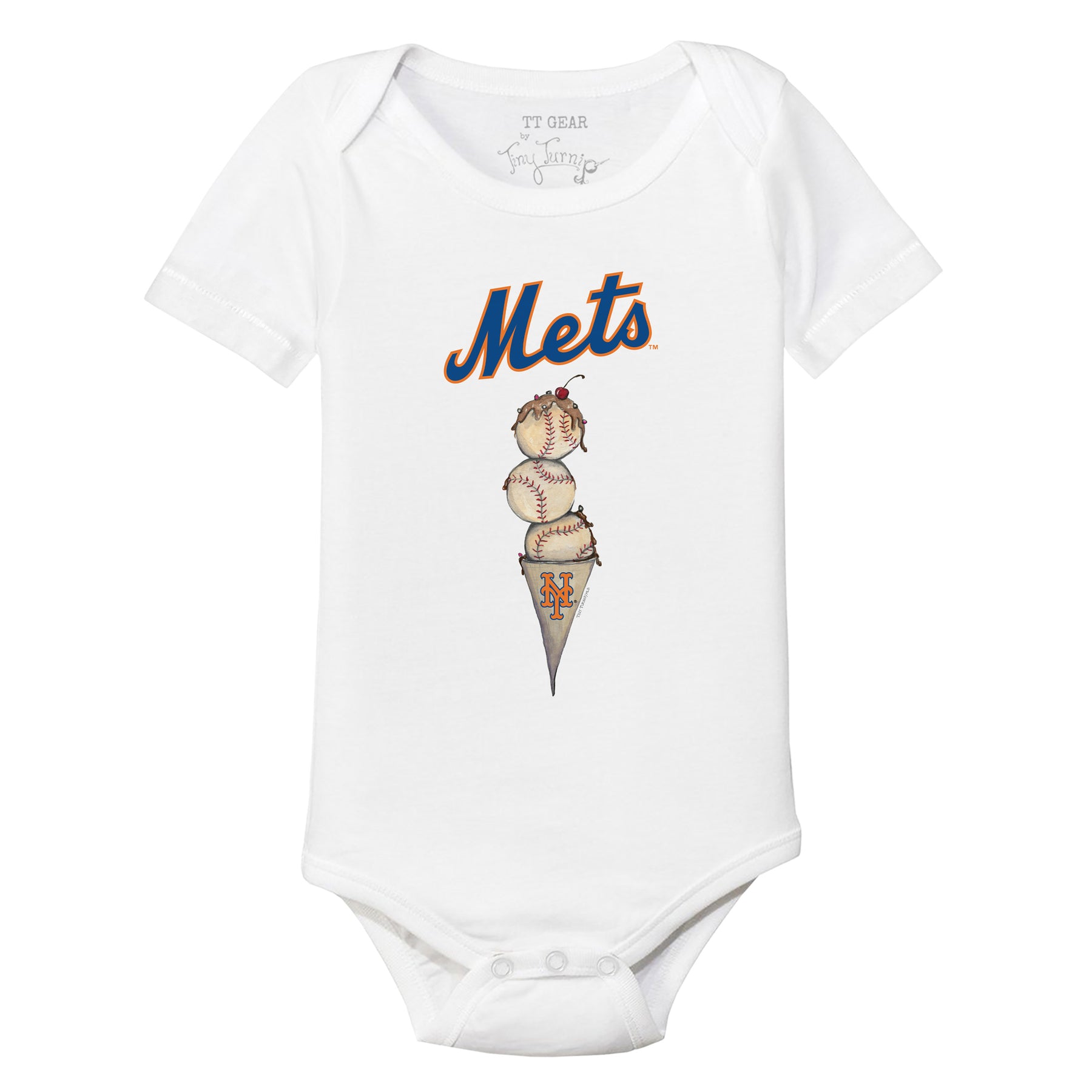 New York Mets Triple Scoop Short Sleeve Snapper