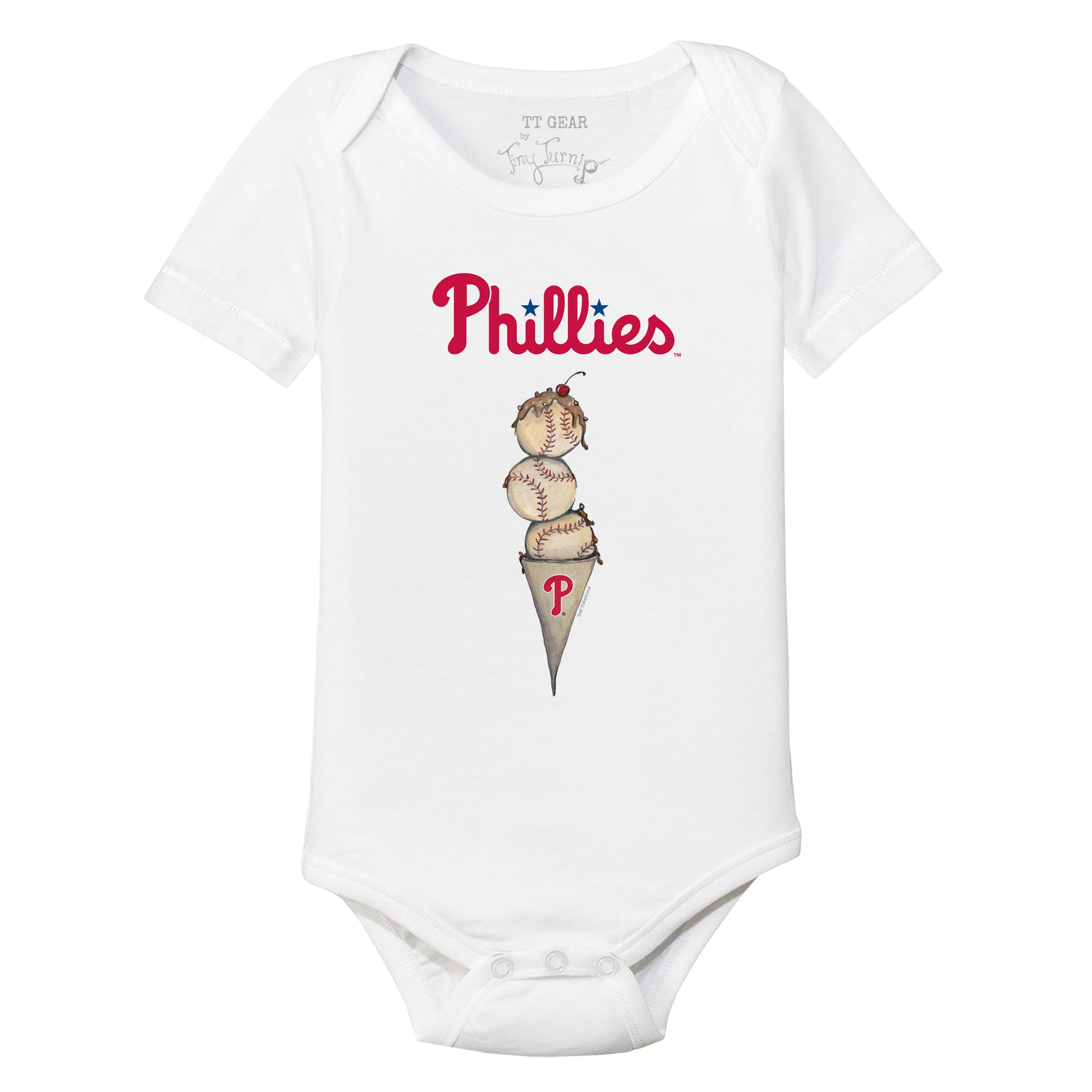 Philadelphia Phillies Triple Scoop Short Sleeve Snapper