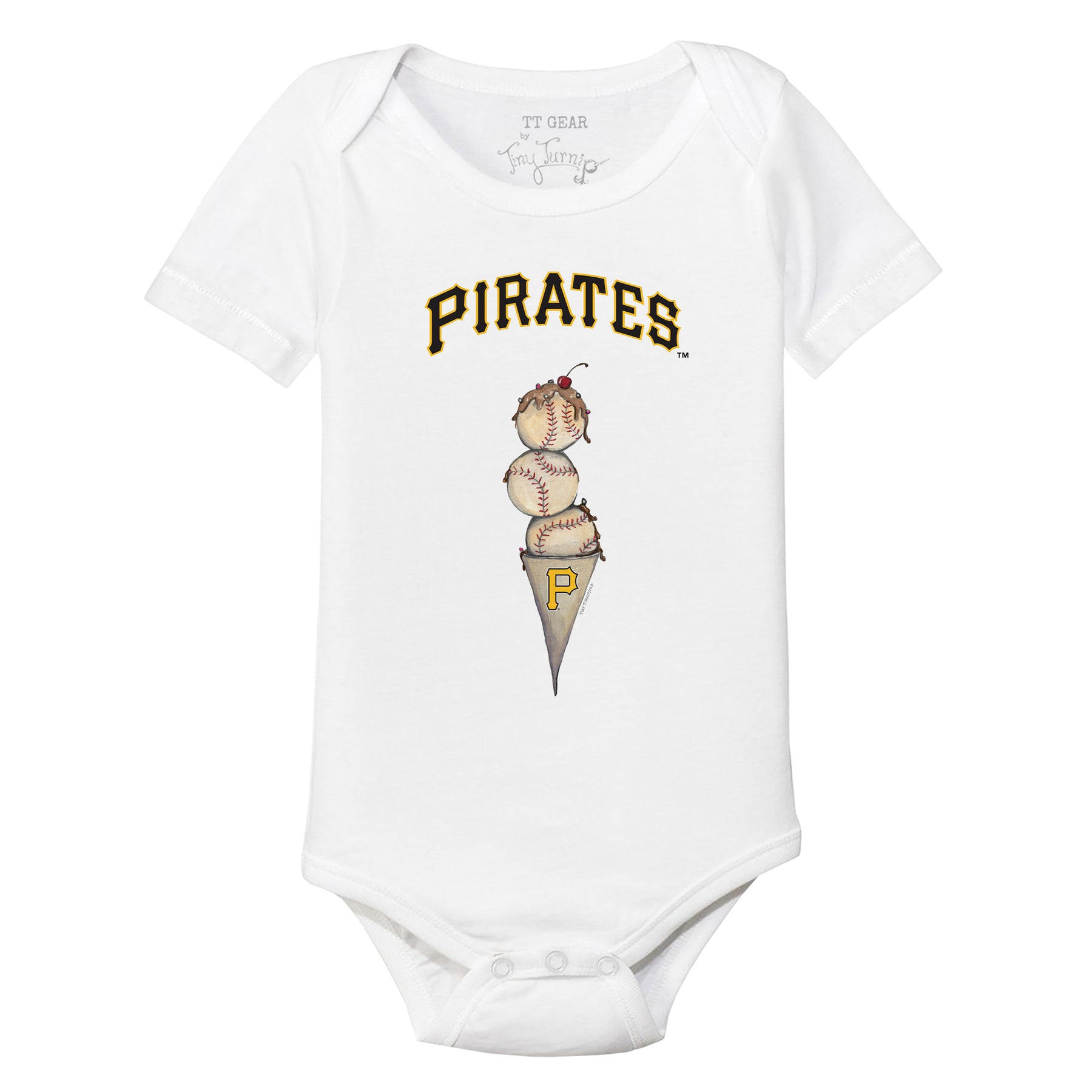 Pittsburgh Pirates Triple Scoop Short Sleeve Snapper