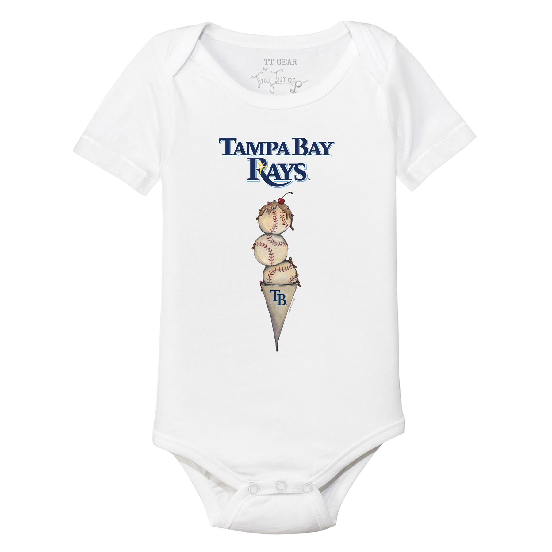 Tampa Bay Rays Triple Scoop Short Sleeve Snapper