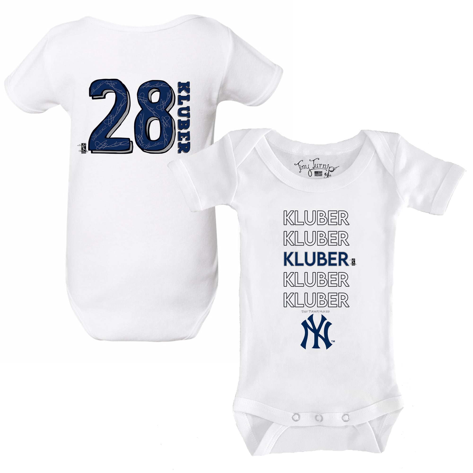 Infant Tiny Turnip White New York Yankees Sundae Helmet T-Shirt