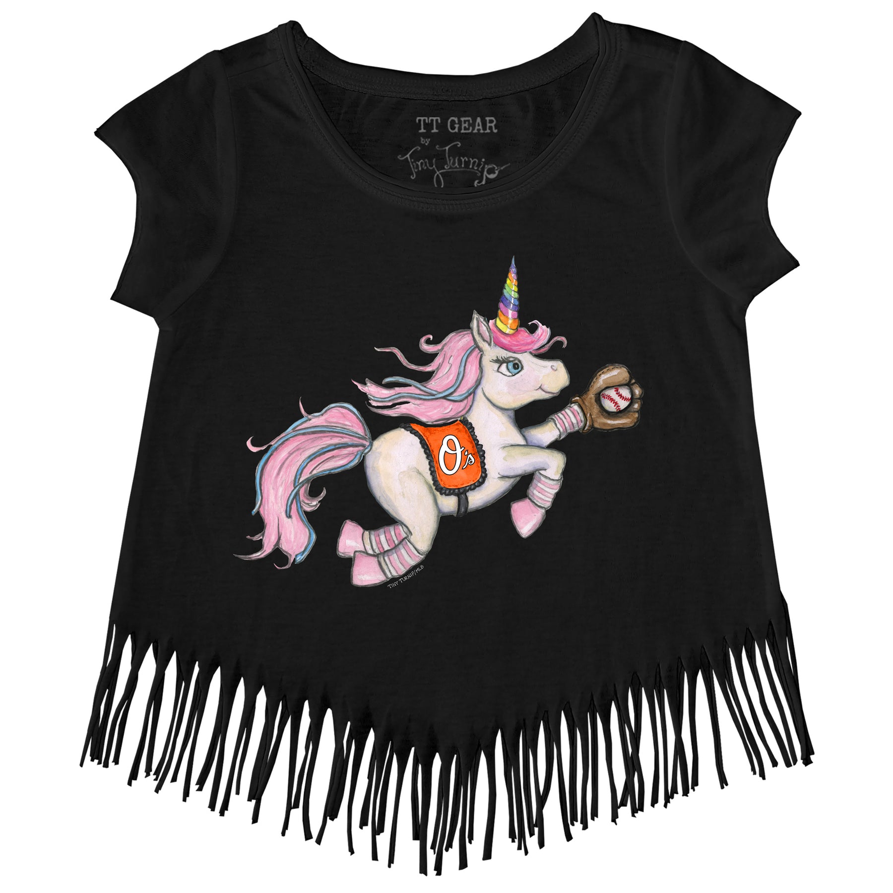 Baltimore Orioles Unicorn Fringe Tee