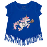 Los Angeles Dodgers Unicorn Fringe Tee