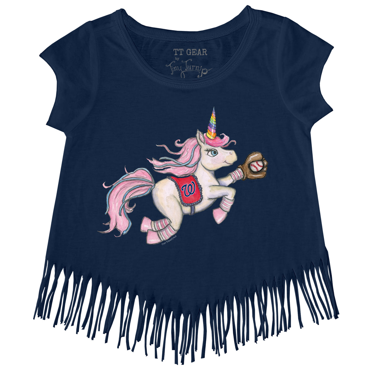 Washington Nationals Unicorn Fringe Tee