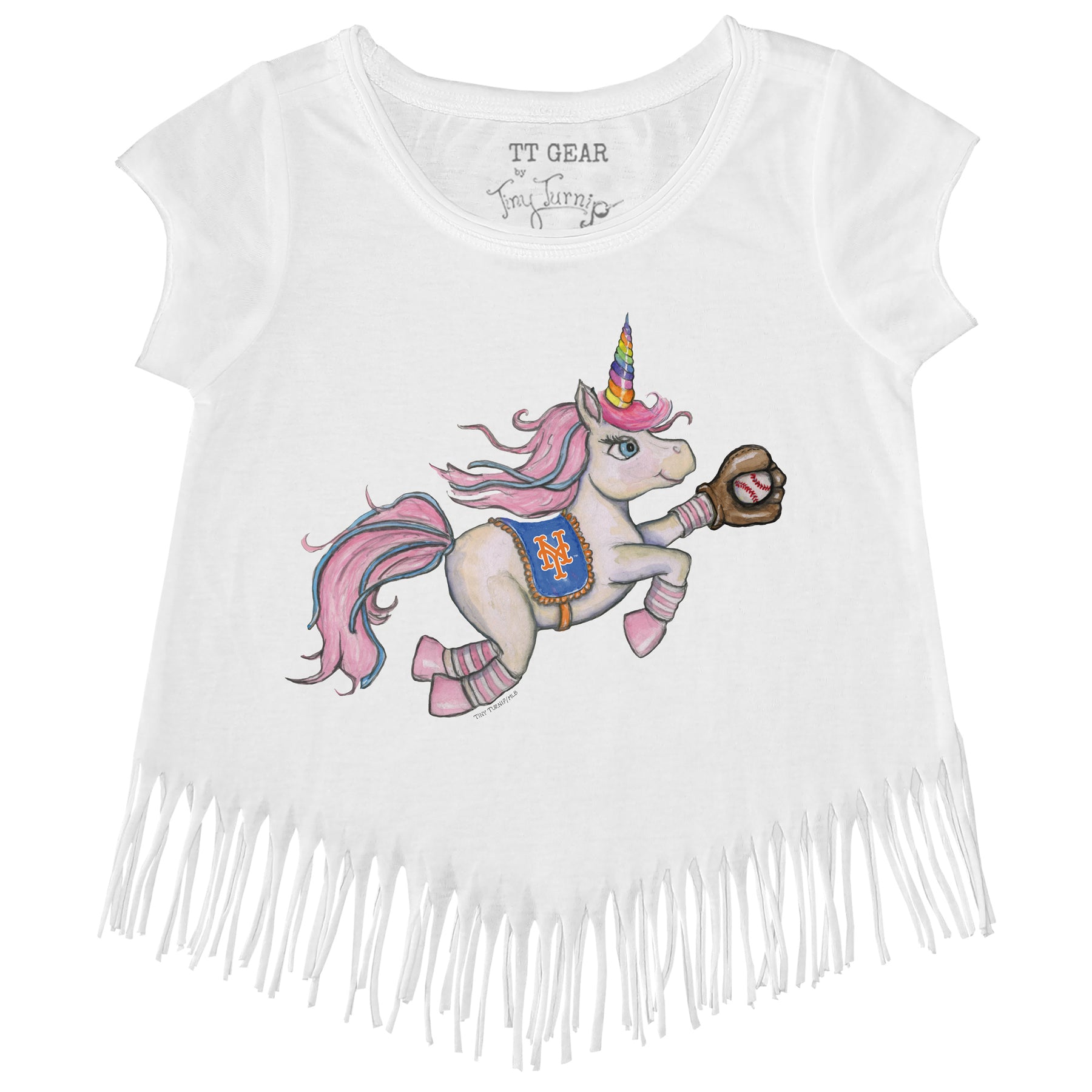 New York Mets Unicorn Fringe Tee