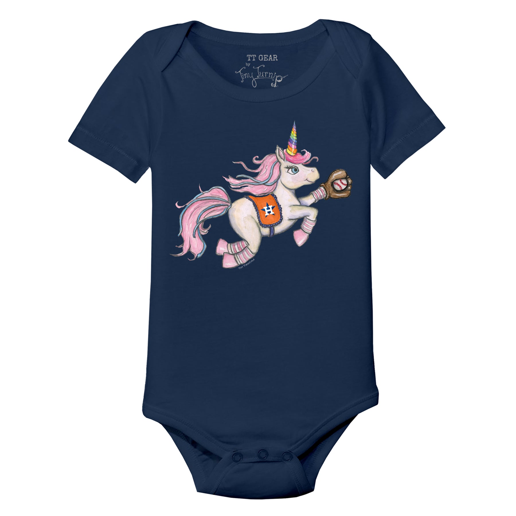 Houston Astros Unicorn Short Sleeve Snapper