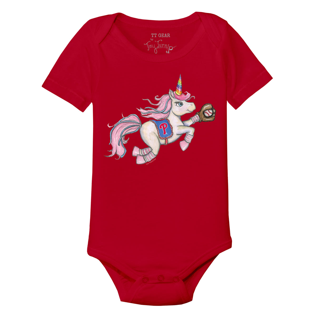 Philadelphia Phillies Unicorn Short Sleeve Snapper