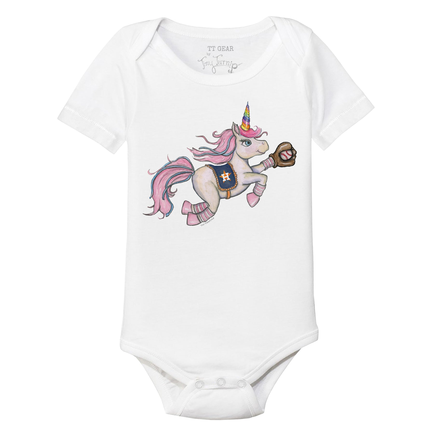 Houston Astros Unicorn Short Sleeve Snapper