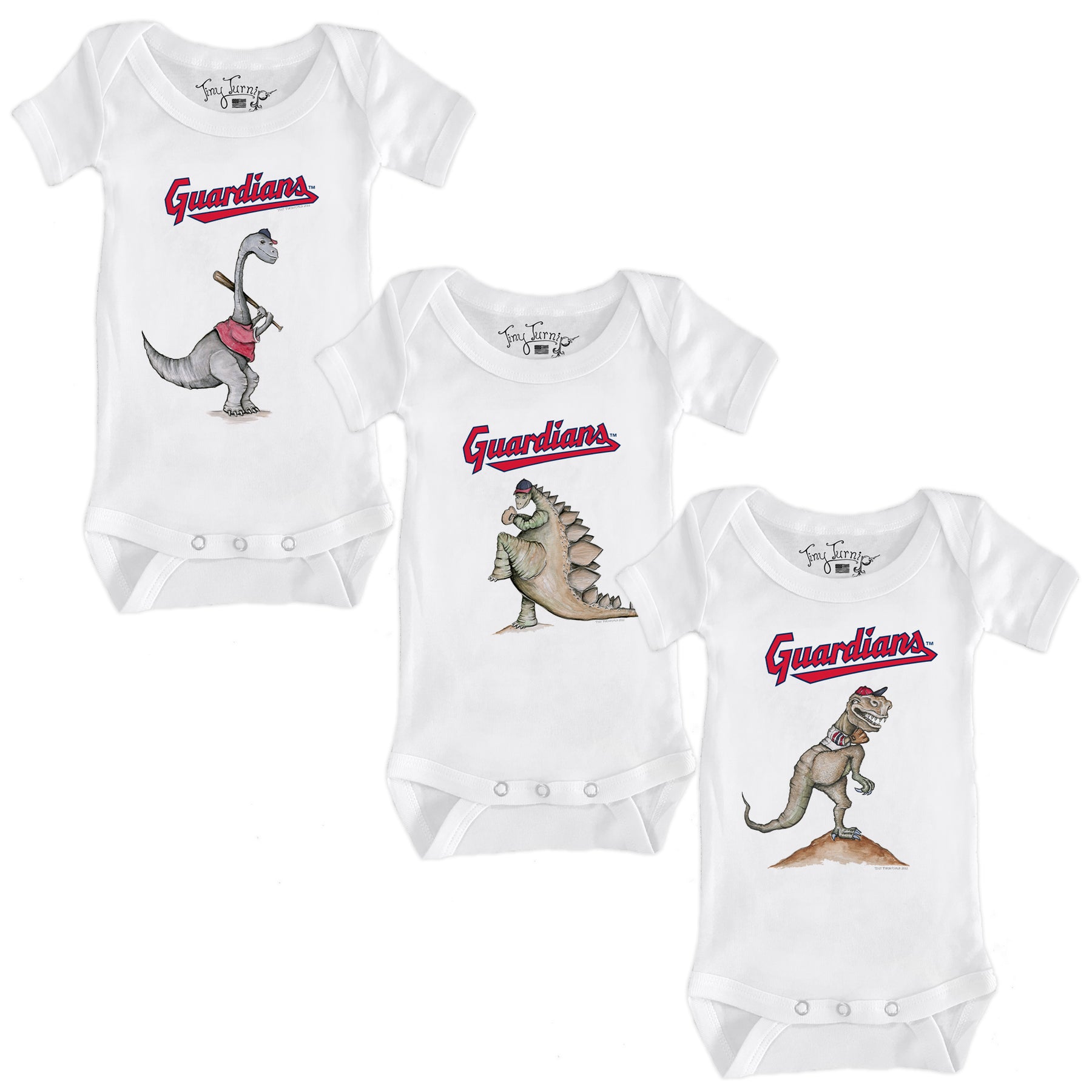 Cleveland Guardians Dino Short Sleeve Snapper Bundle