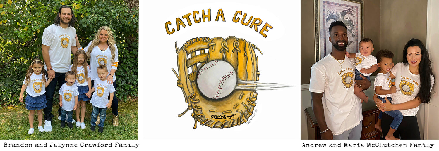 Team up with the Crawfords and the McCutchens to "Catch a Cure" for Pediatric Cancer