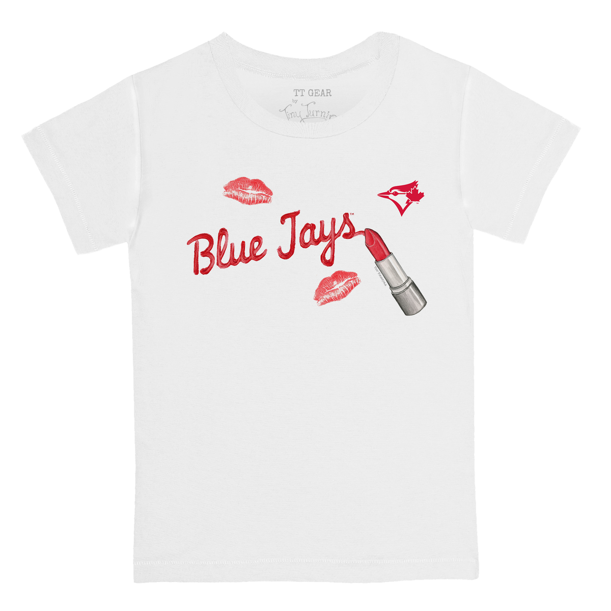 Toronto Blue Jays Lipstick Kid's Tee Shirt - Tiny Turnip