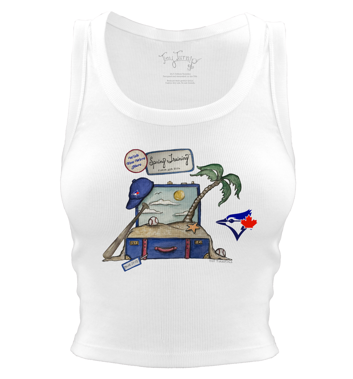 Toronto Blue Jays Spring Training 2026 Crop Tank - Tiny Turnip