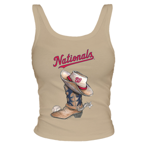 Washington Nationals Cowboy Boot Ribbed Tank