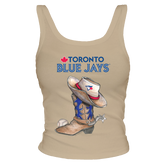 Toronto Blue Jays Cowboy Boot Ribbed Tank
