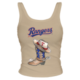 Texas Rangers Cowboy Boot Ribbed Tank