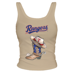 Texas Rangers Cowboy Boot Ribbed Tank