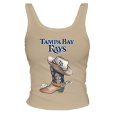 Tampa Bay Rays Cowboy Boot Ribbed Tank