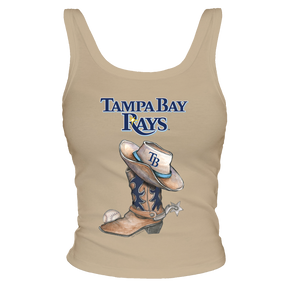 Tampa Bay Rays Cowboy Boot Ribbed Tank
