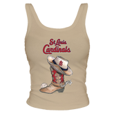 St. Louis Cardinals Cowboy Boot Ribbed Tank
