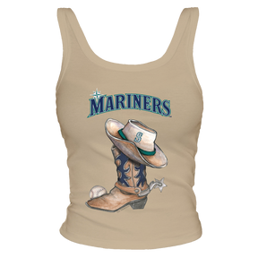 Seattle Mariners Cowboy Boot Ribbed Tank
