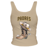 San Diego Padres Cowboy Boot Ribbed Tank