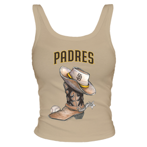 San Diego Padres Cowboy Boot Ribbed Tank