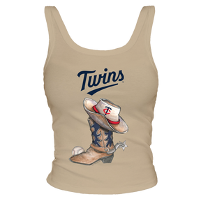 Minnesota Twins Cowboy Boot Ribbed Tank
