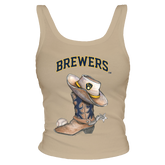 Milwaukee Brewers Cowboy Boot Ribbed Tank