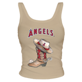 Los Angeles Angels Cowboy Boot Ribbed Tank