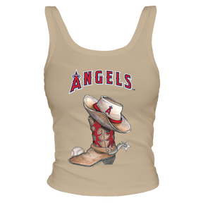 Los Angeles Angels Cowboy Boot Ribbed Tank