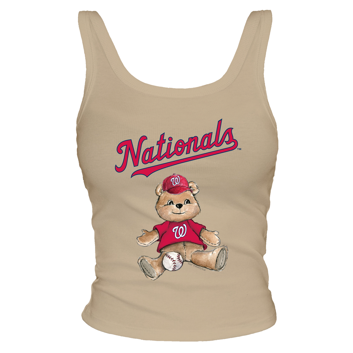 Washington Nationals Teddy Ribbed Tank