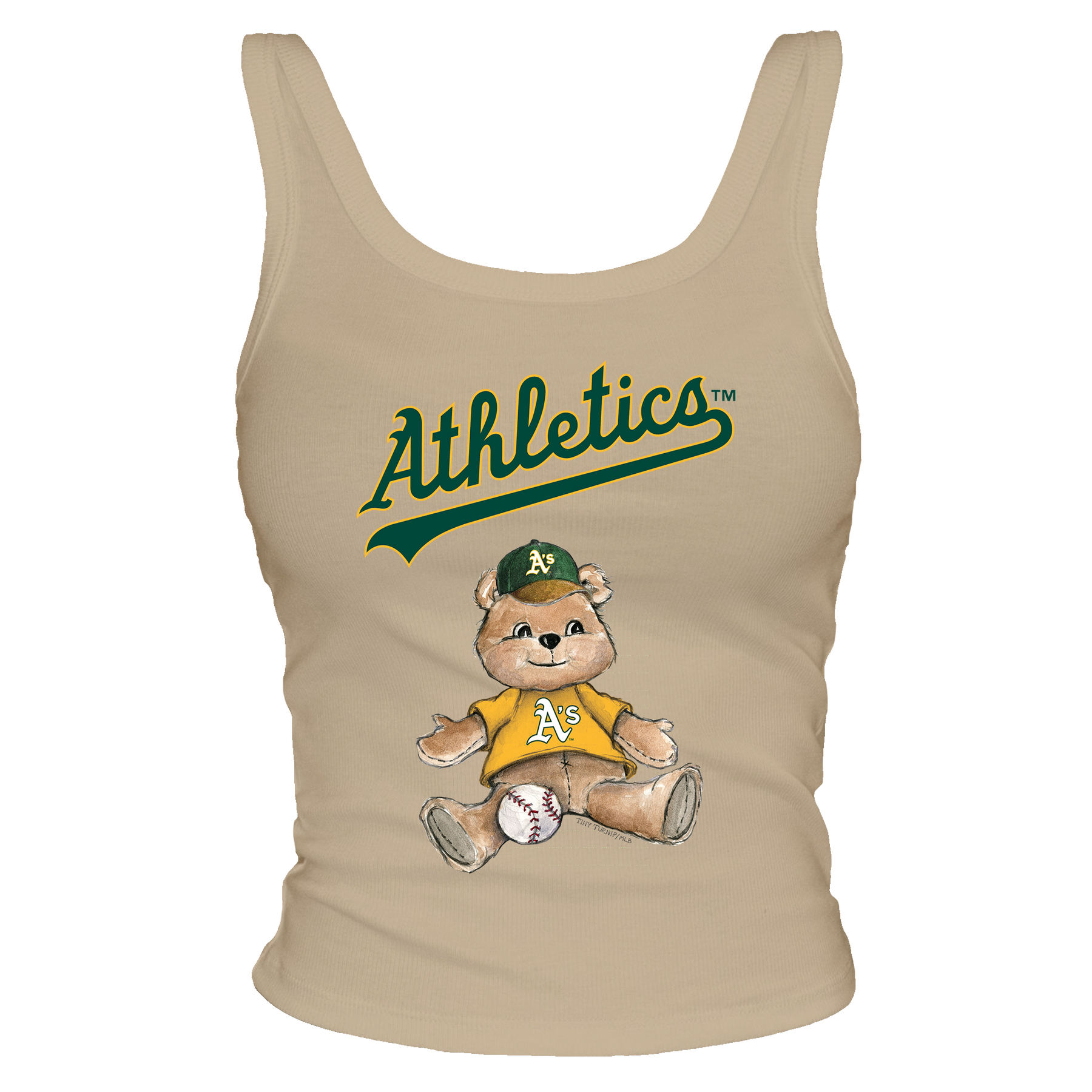 Oakland Athletics Teddy Ribbed Tank
