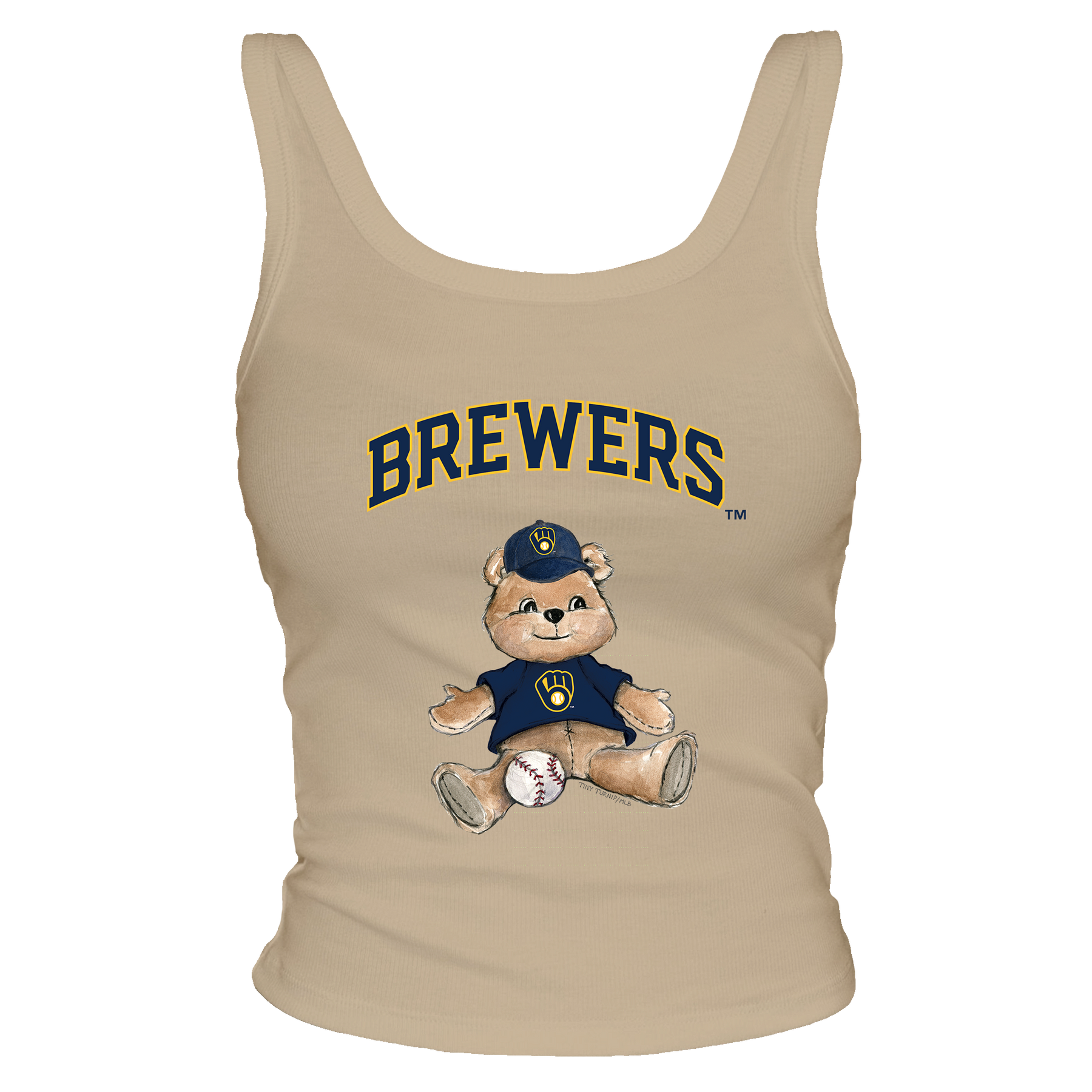 Milwaukee Brewers Teddy Ribbed Tank