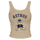 Houston Astros Teddy Ribbed Tank
