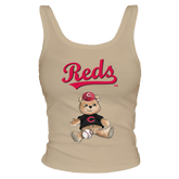Cincinnati Reds Teddy Ribbed Tank