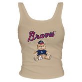 Atlanta Braves Teddy Ribbed Tank