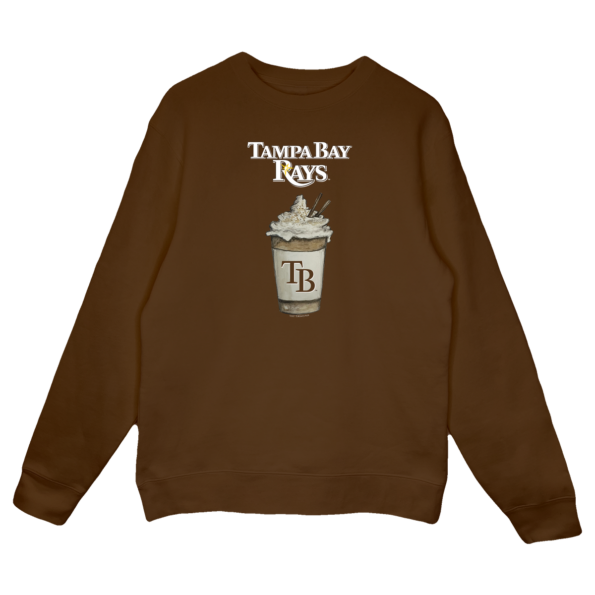 Tampa Bay Rays Latte Sweatshirt