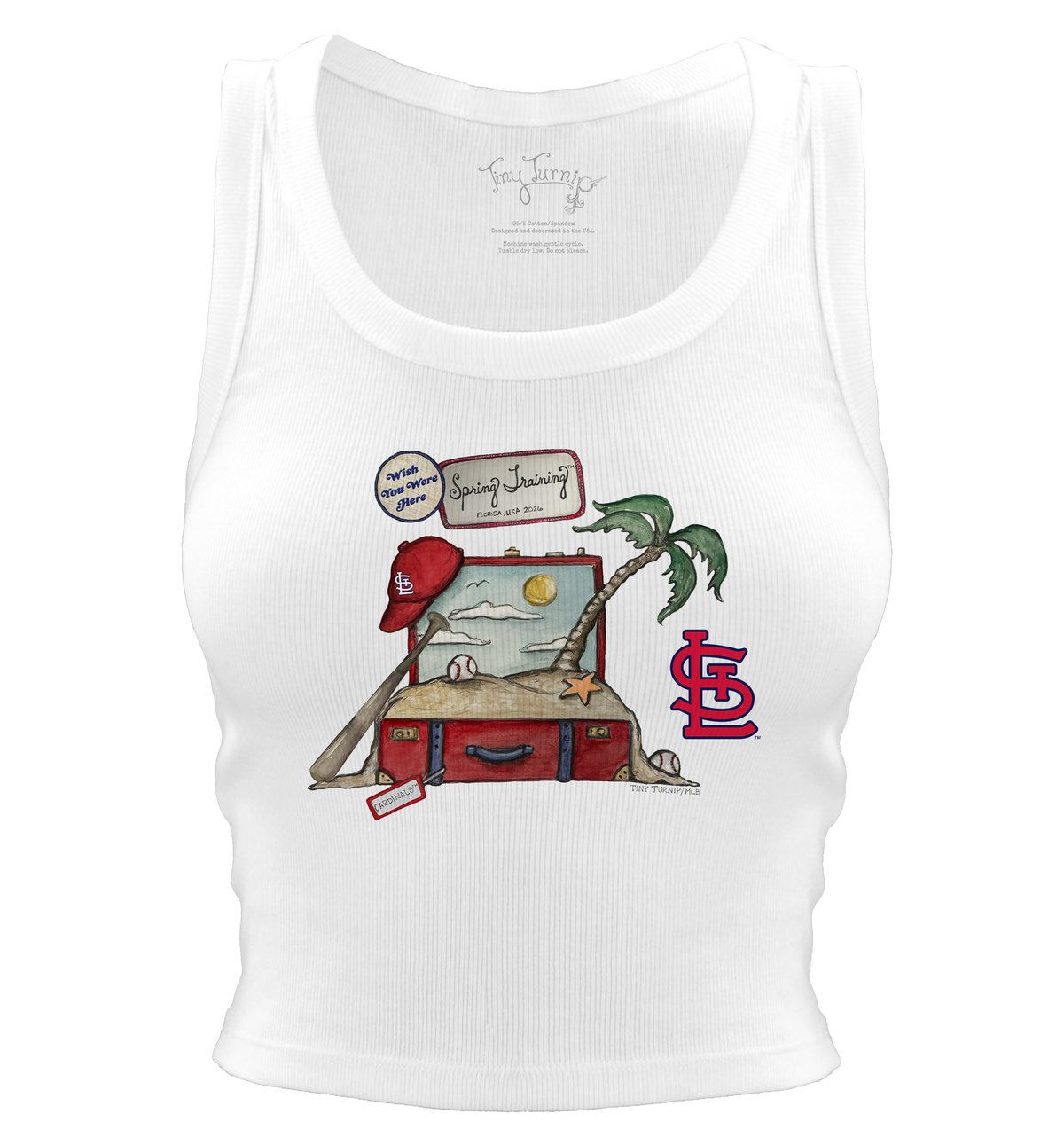 St. Louis Cardinals Spring Training 2026 Crop Tank - Tiny Turnip