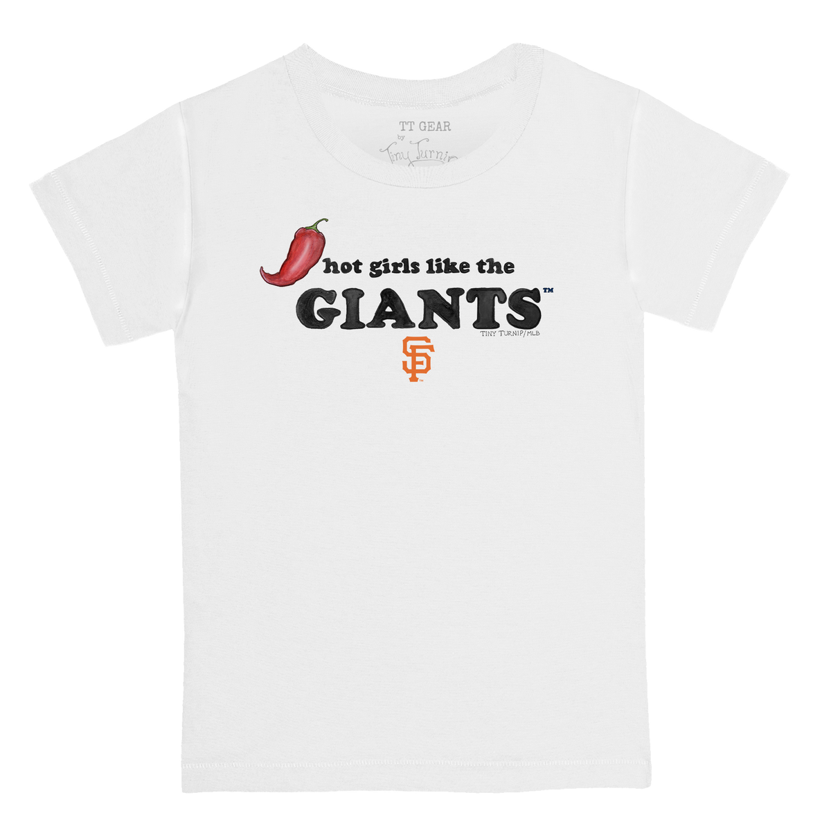 San Francisco Giants Hot Girls Women's Baby Tee Shirt