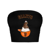 San Francisco Giants Sundae Helmet Crop Tube Top