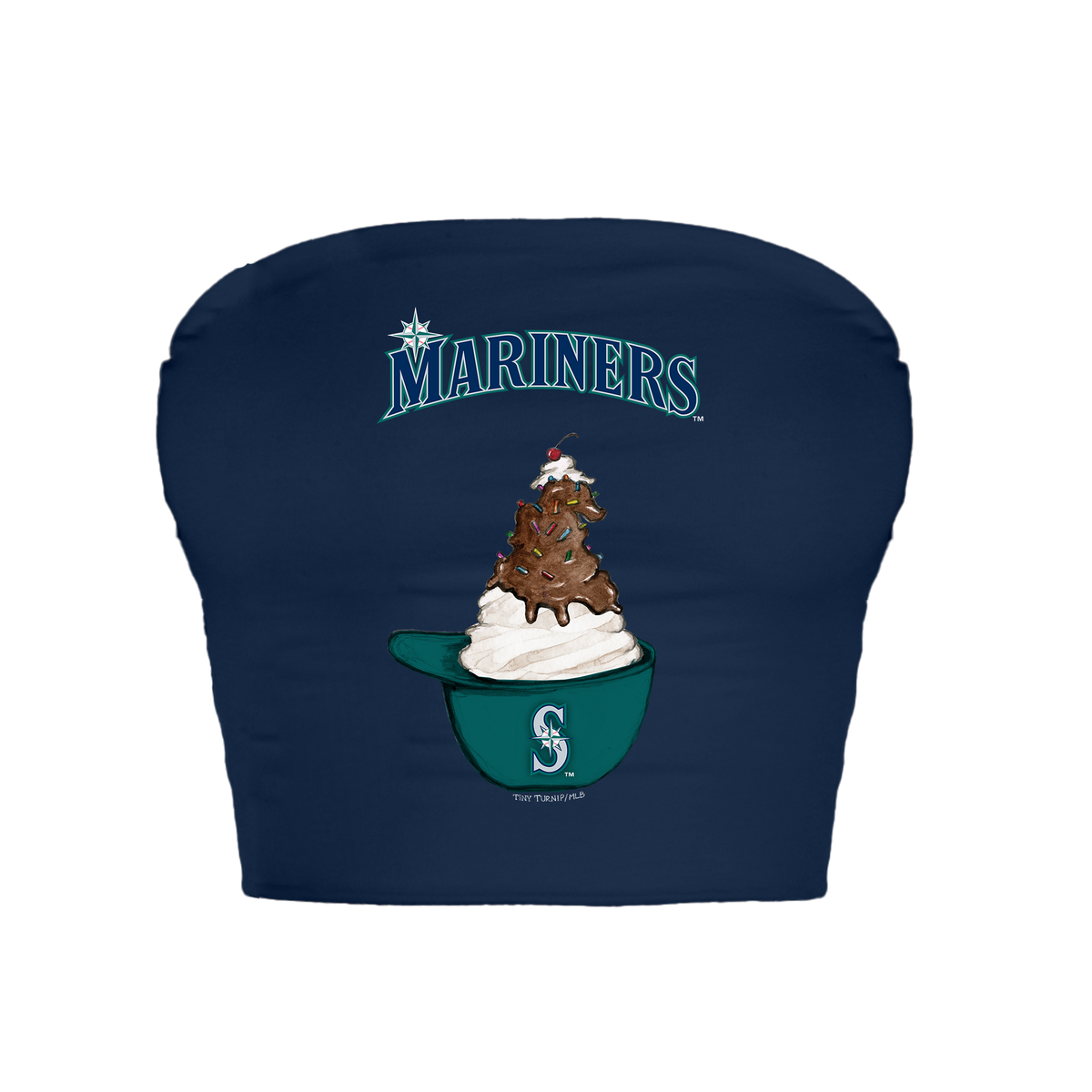 Seattle Mariners Sundae Helmet Crop Tube Top