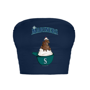 Seattle Mariners Sundae Helmet Crop Tube Top