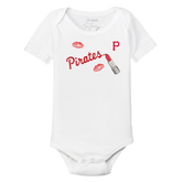 Pittsburgh Pirates Lipstick Short Sleeve Snapper - Tiny Turnip