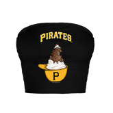 Pittsburgh Pirates Sundae Helmet Crop Tube Top
