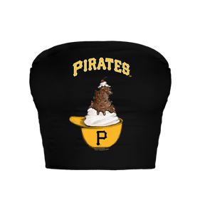 Pittsburgh Pirates Sundae Helmet Crop Tube Top