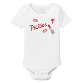 Philadelphia Phillies Lipstick Short Sleeve Snapper - Tiny Turnip