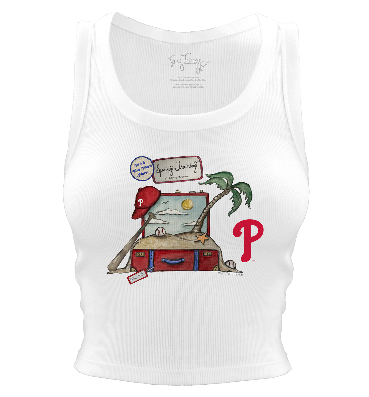Philadelphia Phillies Spring Training 2026 Crop Tank - Tiny Turnip