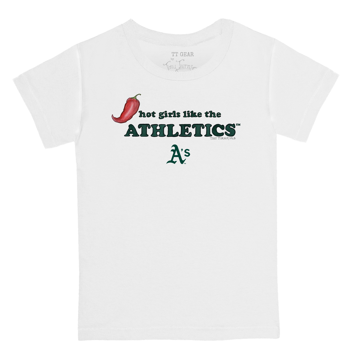 Oakland Athletics Hot Girls Women's Baby Tee Shirt