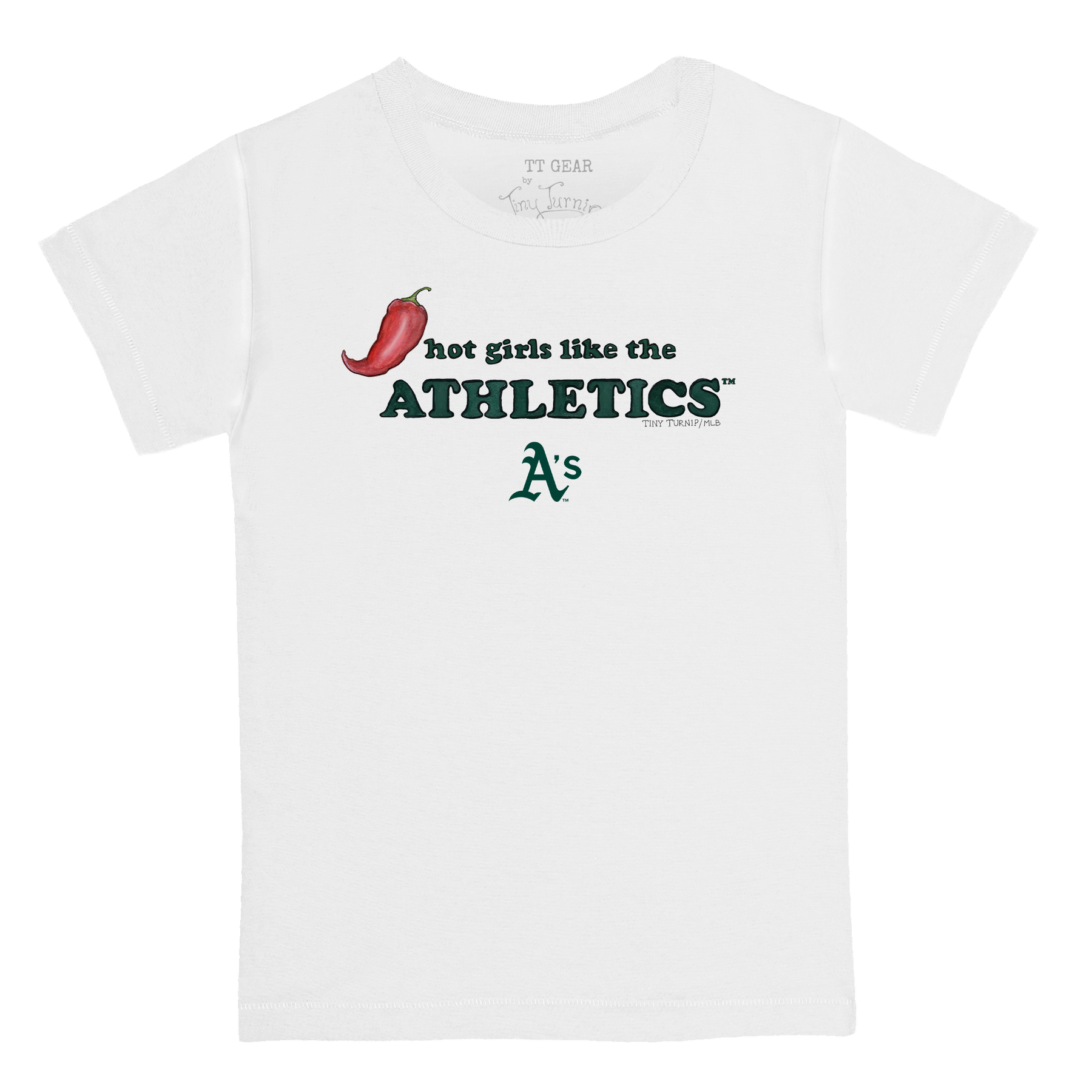 Oakland Athletics Hot Girls Women's Baby Tee Shirt