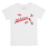 Oakland Athletics Lipstick Kid's Tee Shirt - Tiny Turnip